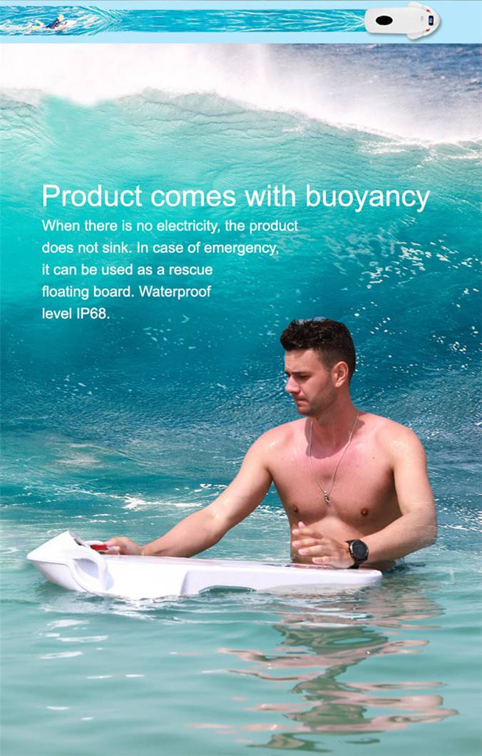 3200W Powerful Electric Jet Surfboard, Jet Water Scooter, Underwater Robot